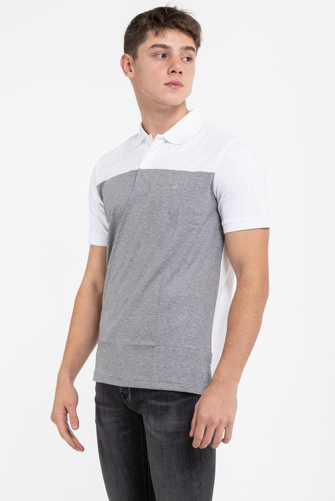  Calvin Klein Color Block Erkek Polo T-Shirt