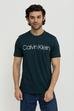 Calvin Klein %100 Pamuklu Logo Baskılı Erkek T-Shirt