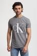 Calvin Klein Slim Fit Grafik Logo Baskılı Erkek Kısa Kollu T-Shirt