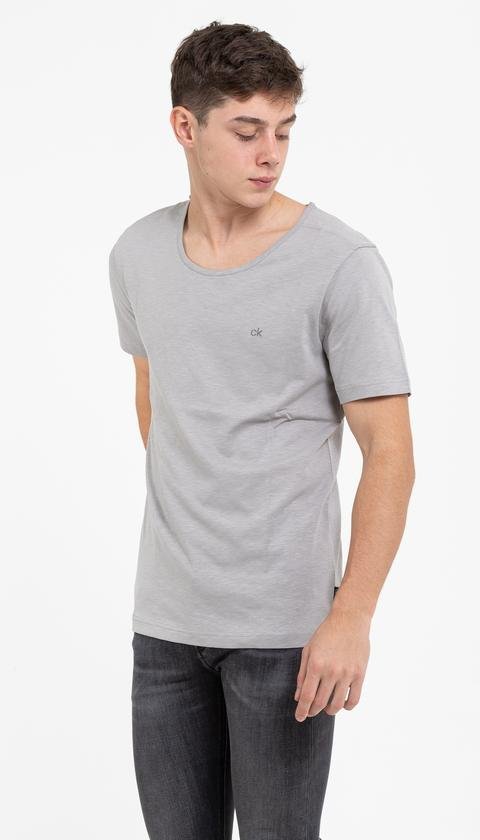  Calvin Klein Slub Jersey Erkek T-Shirt