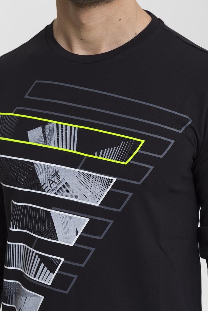  EA7 Maxi Logo Baskılı Erkek T-Shirt