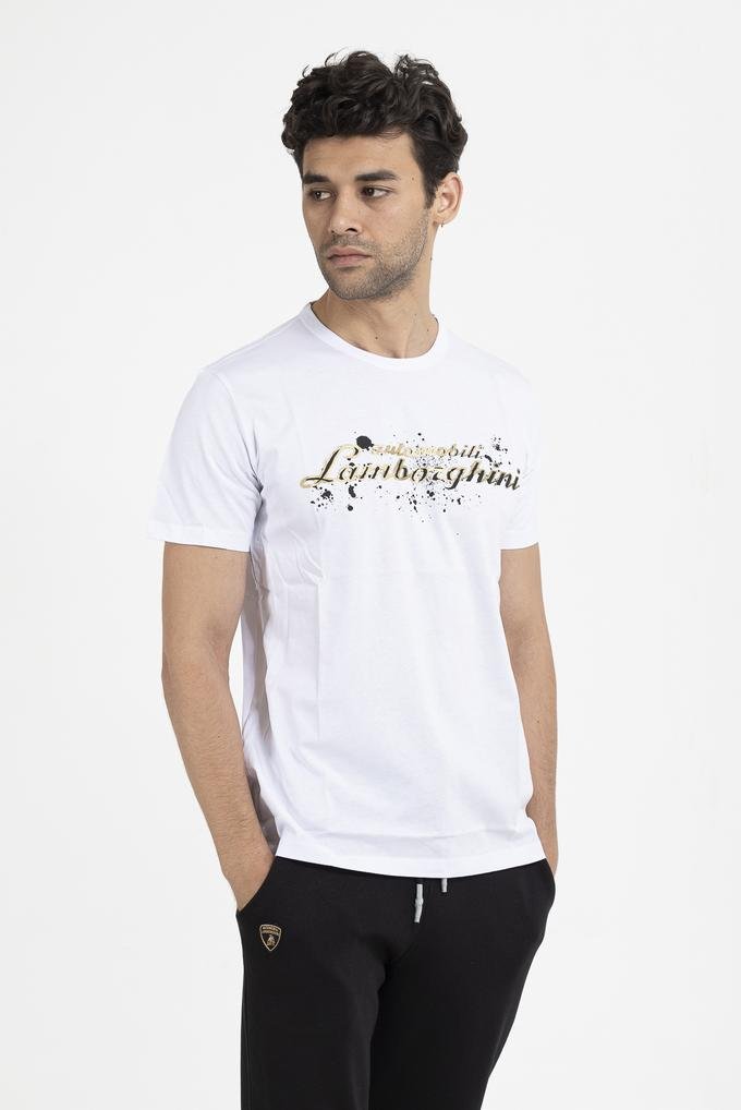  Lamborghini %100 Pamuklu Erkek T-Shirt