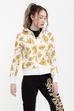 Versace Jeans Couture Fleece Print Gioielli Kapüşonlu Kadın Sweatshirt