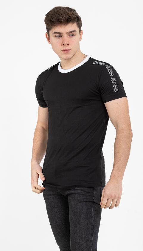  Calvin Klein Outline Logo Erkek T-Shirt