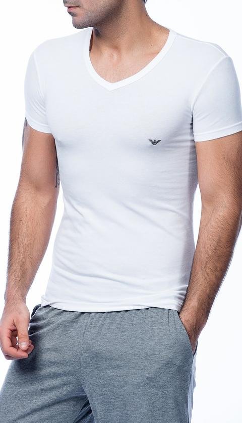  Emporio Armani V Yaka T-Shirt