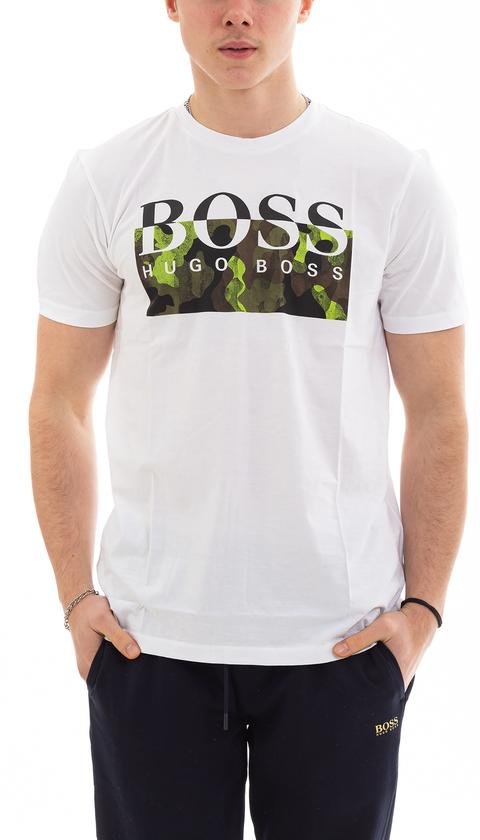  Boss Erkek New Logo Cotton T-Shirt