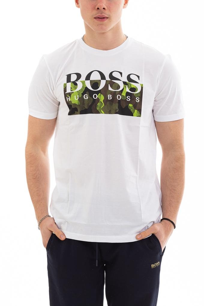  Boss Erkek New Logo Cotton T-Shirt