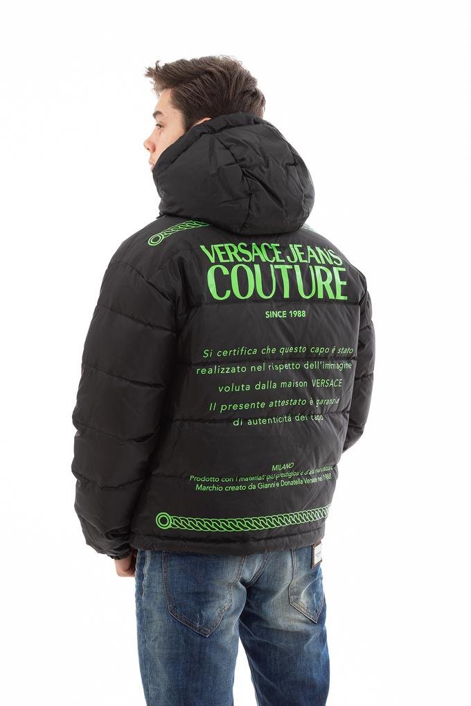  Versace Jeans Couture Erkek Quilted Hoodie Mont