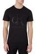 Calvin Klein Erkek Shiny Monogram Logo Slim Fit T-Shirt
