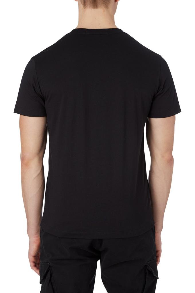  Calvin Klein Erkek Shiny Monogram Logo Slim Fit T-Shirt