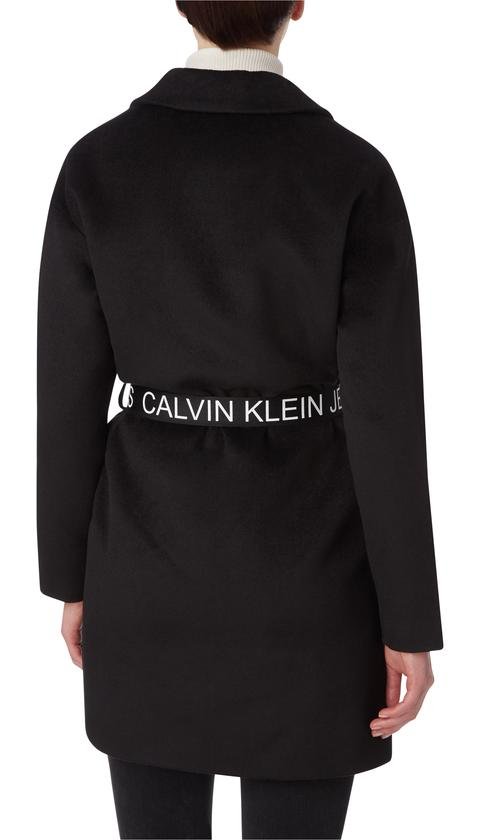 Calvin Klein Kadın Yünlü Blend Blazer Kaban