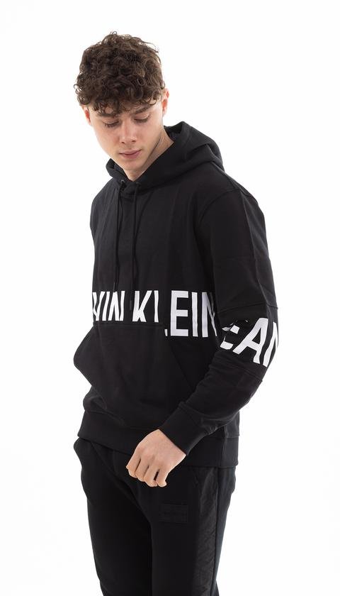  Calvin Klein Blocking Logo Erkek Kapüşonlu Sweatshirt