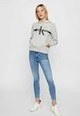  Calvin Klein %100 Pamuklu Kadın Kapüşonlu Sweatshirt