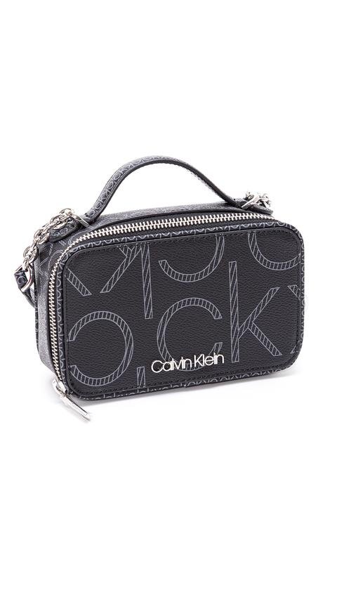  Calvin Klein Camera Bag W/Top H Mono Scl Kadın Mini Omuz Çantası