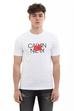 Calvin Klein Text Reversed Logo T-Shirt Erkek Bisiklet Yaka T-Shirt