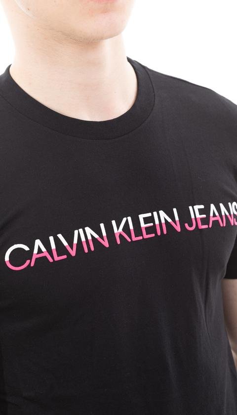 Calvin Klein Erkek Bisiklet Yaka T-Shirt