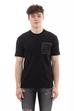 Calvin Klein Mesh Pocket Stretch T-Shirt Erkek Bisiklet Yaka T-Shirt
