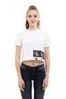 Calvin Klein Mirrored Logo Boxy Tee Kadın Bisiklet Yaka T-Shirt