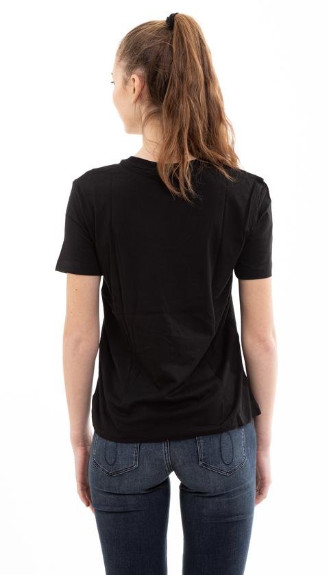 Calvin Klein Reflective Monogram Tee Kadın Bisiklet Yaka T-Shirt