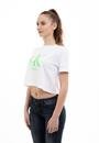  Calvin Klein Gel Print Monogram Logo Tee Kadın Bisiklet Yaka T-Shirt