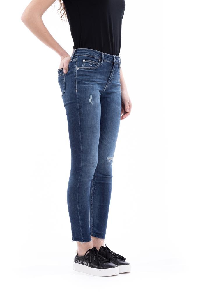  Calvin Klein Mid Rise Skinny Ankle Kadın Jean Pantolon