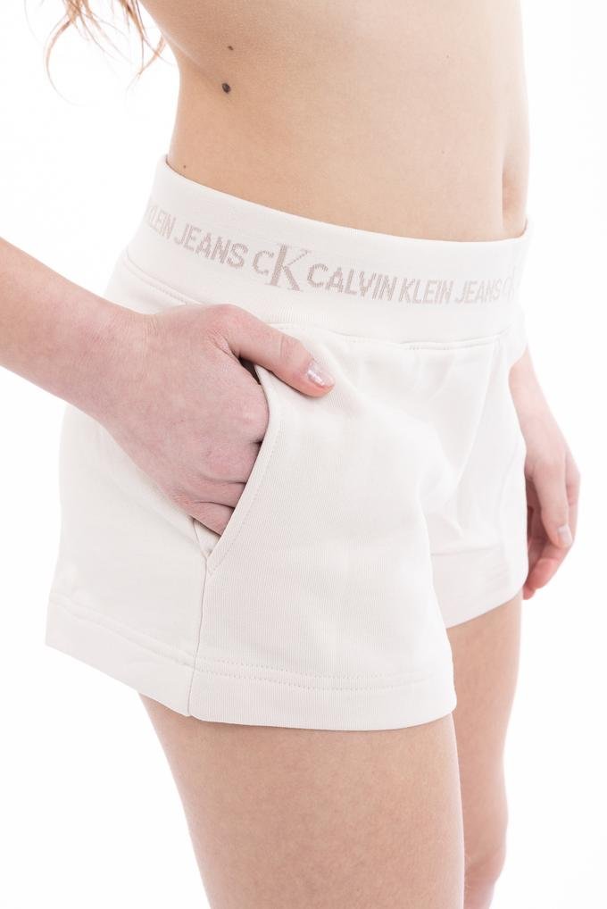  Calvin Klein Logo Trim Knit Short Kadın Şort