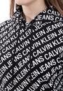  Calvin Klein Logo Aop Oversized Hwk Dress Kadın Elbise