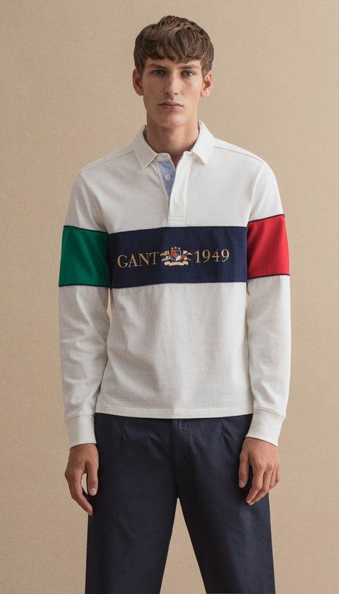 Gant Erkek Polo Yaka Uzun Kol T-Shirt