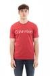 Calvin Klein Cotton Front Logo T-Shirt Erkek Bisiklet Yaka T-Shirt