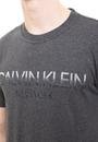  Calvin Klein Tone On Tone Logo T-Shirt Erkek Bisiklet Yaka T-Shirt