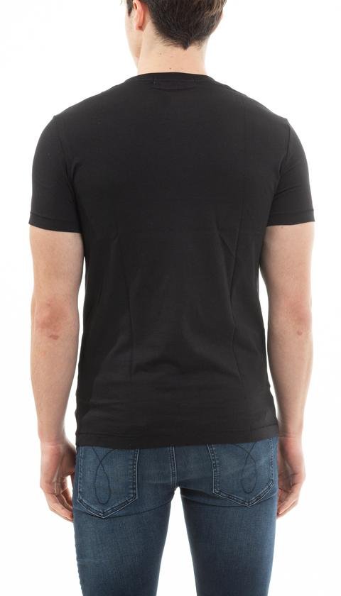  Calvin Klein Horizontal Ck Panel Tee Erkek Bisiklet Yaka T-Shirt