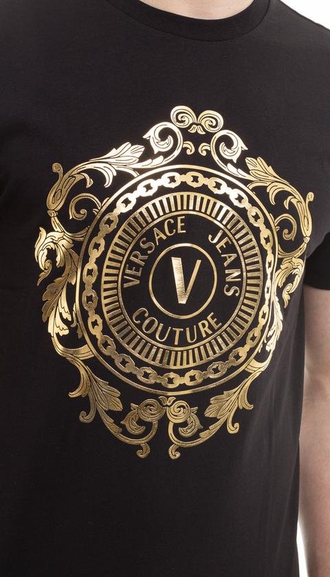  Versace Jeans Couture Erkek Bisiklet Yaka T-Shirt