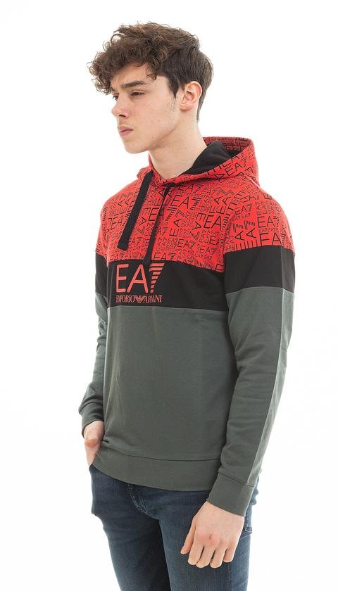  EA7 Erkek Kapüşonlu Sweatshirt