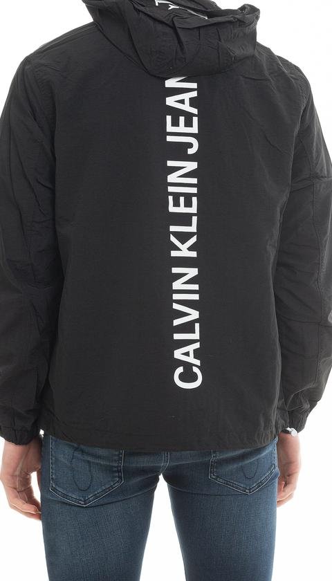  Calvin Klein Ck Vertical Logo Windbreaker Erkek Rüzgarlık