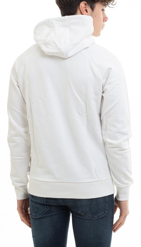 Calvin Klein Text Reversed Hoodie Erkek Kapüşonlu Sweatshirt