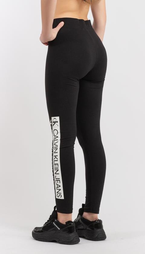  Calvin Klein Mirrored Logo Legging Kadın Tayt