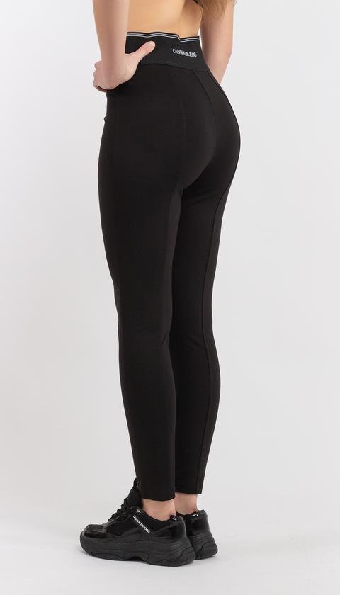 Γυναικείο Κολάν Calvin Klein Logo Elastic Milano Legging Ck Black  J20J221917-BEH