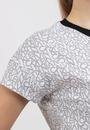  Calvin Klein Regular Fit Logo Print Tee Kadın Bisiklet Yaka T-Shirt