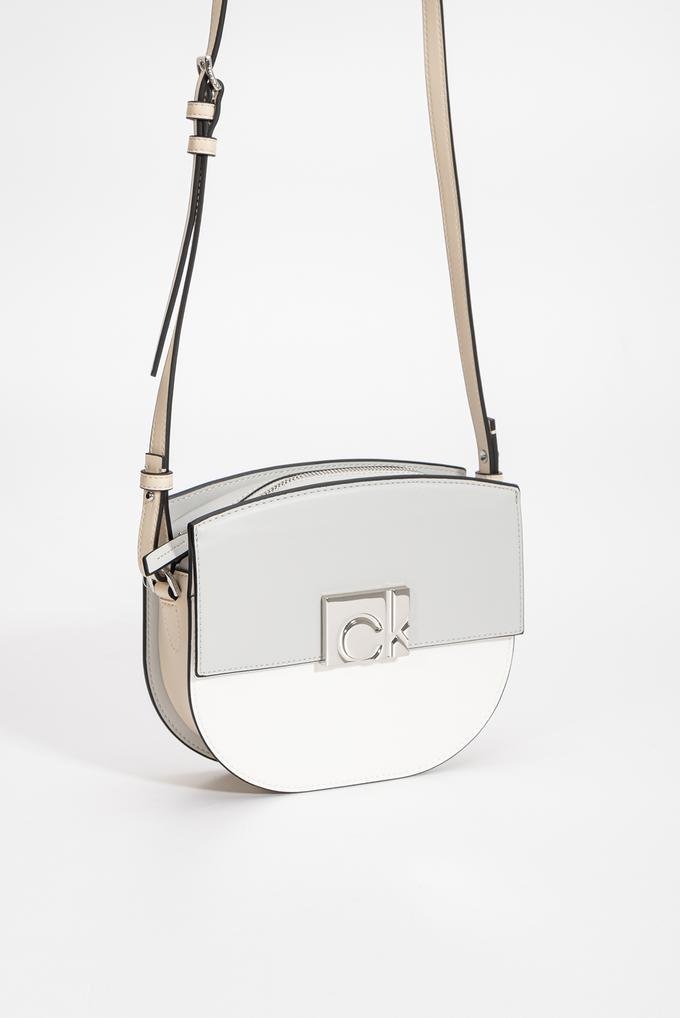  Calvin Klein Saddle Bag W/Flap Jq Strap Kadın Mini Omuz Çantası