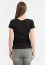  Calvin Klein Instit Pop Logo Vneck Slim Fit Kadın V-Yaka T-Shirt
