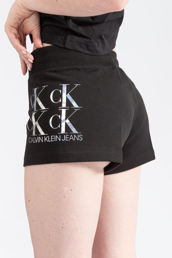  Calvin Klein Shine Logo Knit Short Kadın Şort