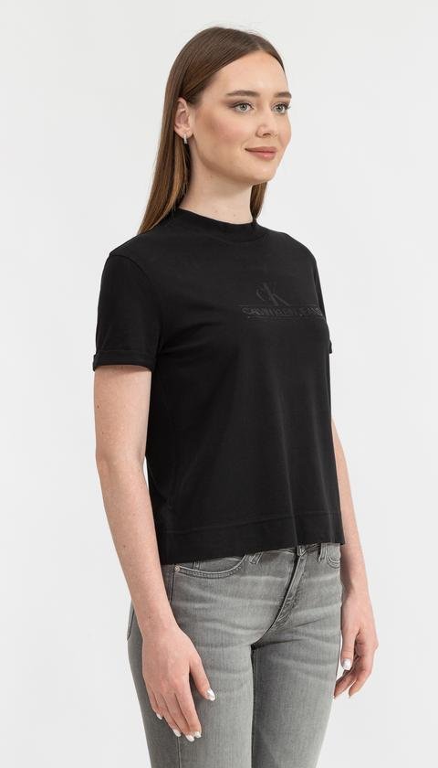  Calvin Klein Archives Eco Dye Print Tee Kadın Bisiklet Yaka T-Shirt