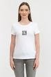 Calvin Klein Hologram Logo Slim Fit Tee Kadın Bisiklet Yaka T-Shirt