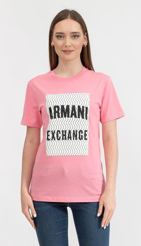  Armani Exchange Kadın Bisiklet Yaka T-Shirt