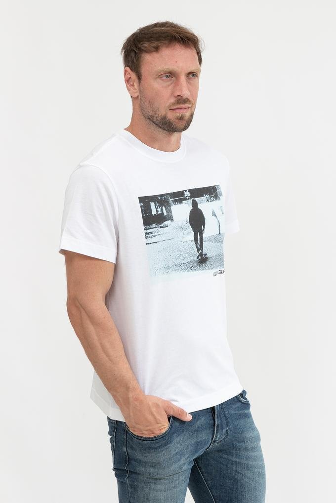  Calvin Klein Urban Skater Box S/S Tee Erkek Bisiklet Yaka T-Shirt
