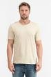 Calvin Klein Linen Cotton T-Shirt Erkek Bisiklet Yaka T-Shirt