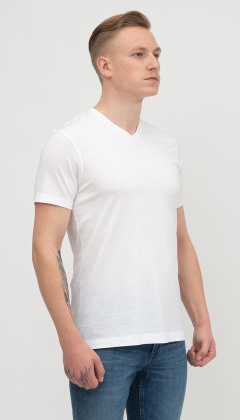 Stamati's Erkek V Yaka Basic T-Shirt