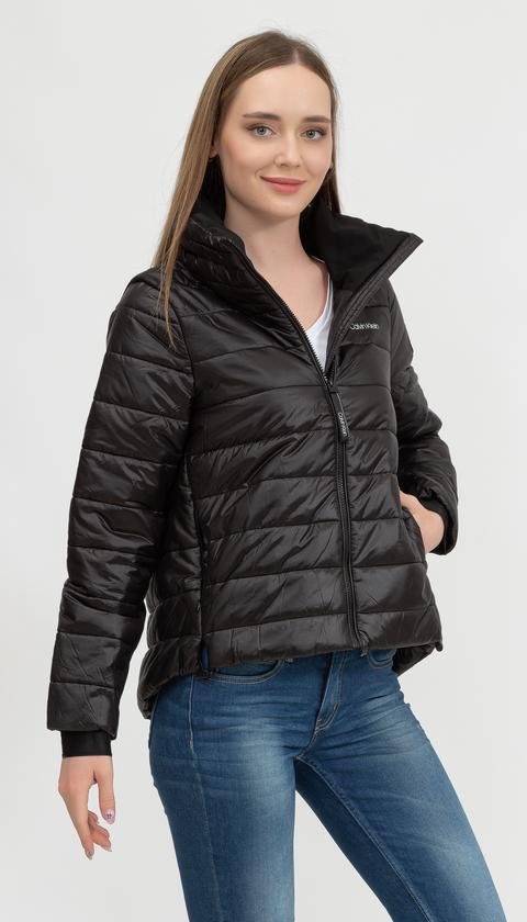  Calvin Klein Seasonal Sorona A-Line Jacket Kadın Mont