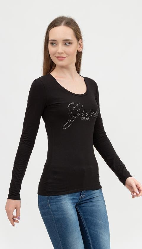  Guess Kadın Uzun Kol T-Shirt
