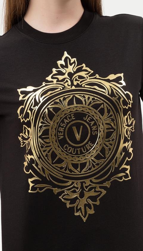  Versace Jeans Couture Kadın Bisiklet Yaka T-Shirt